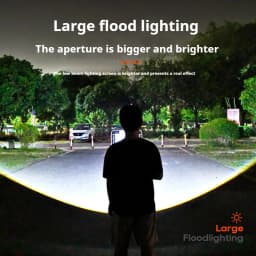 Philips new SFL3121 flashlight strong searchlight with side light can be used for a variety of lighting