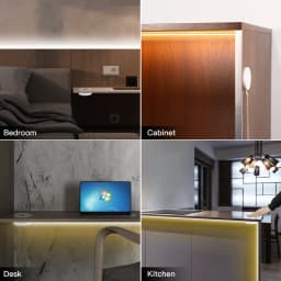 10M Touch Dimmer and Hand Sweep Induction Switch COB LED Strip Light 24V 320LEDs/M LED Tape Lamp Bedroom Kitchen Lighting Ribbon