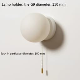 Japanese Simple Wall Lamp Modern Bedroom Corridor Staircase Dining Room Background Wall Homestay Creative Round LED Lights