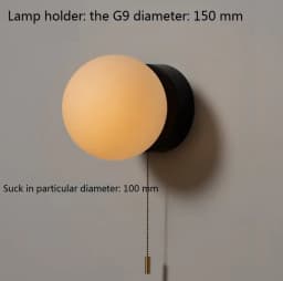 Japanese Simple Wall Lamp Modern Bedroom Corridor Staircase Dining Room Background Wall Homestay Creative Round LED Lights