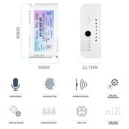SMLIGHT WLED ESP32 Mic RGBIC Pixels LED Controller Home Assistant Control WS2812B WS2811 WS2813 WS2815 LED Strip Light DC5-24V