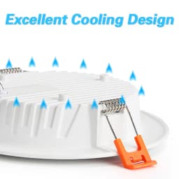 AC220V LED Downlight Thick Aluminum 5W 7W 9W 12W 15W 18W 24W 110V Recessed Spot Lighting Bedroom Kitchen Indoor Down Light Lamp