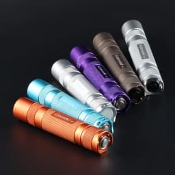 Flashlight Convoy S2 Plus 519A R9080 Linterna Led Torch Flash Light 18650 Fishing Camping Lamp 5A 12 Groups Orange Peel Latarka