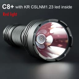 Convoy C8 Plus with KR CSLNM1.23/ SST-20-DR Red Light Flashlight 18650 Flash Light Torch Fishing Camping Hunting Led Lanterna