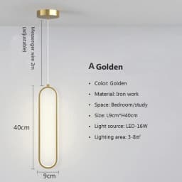Modern Minimalist LED Pendant Light Chandelier For Bedroom Restaurant Living Room Gold Black Hanging Lamps Decoration Led Lustre
