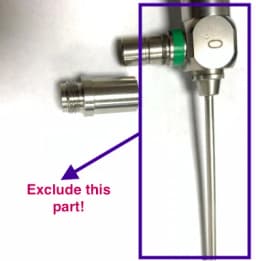 Stryker Endoscope Connector Storze Laparoscopy Olympus and Dyonics Fiber Interface Parts as Stainless Steel