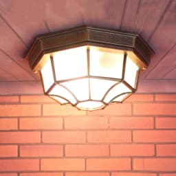 Rustic Frosted Glass Shade Outdoor Ceiling Lights Yard Balcony Garden Flush Ceiling Lamp Europe Style Exterior IP65