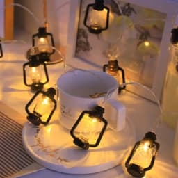 Lantern String Lights 80 LED Lights Vintage Christmas Halloween Decorative String Lights Patio Garden Home 484