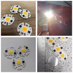 LED COB Lamp Chip Bulb Y32 3W 5W 7W 10W 12W Real Power Input IP65 For Outdoor LED Bulb FloodLight Cold Warm White 220V/110V