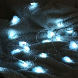 LED Heart Shape String Lights 1.5M 3M Indoor Fairy Lights Christmas Decoration Garland For Valentines Day Living Room Decoration