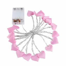 LED Heart Shape String Lights 1.5M 3M Indoor Fairy Lights Christmas Decoration Garland For Valentines Day Living Room Decoration