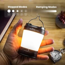 SOFIRN LT1S Camping Lantern USB-C Rechargeable 21700 Adjustable LED Color Temperature Reverse Charge Power Indicator