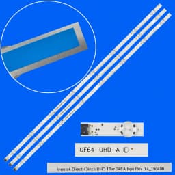 LED Backlight Strip for 43UF6409 43UH619V 43UH610A 43UH6030 43LH60_FHD_A Type UF64_UHD_A 43UH603V 43UF6407 43UF6400 43UF640V