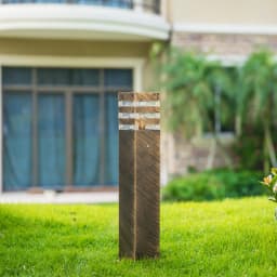 Waterproof Aluminum Pillar Light Outdoor E27 LED Garden Lawn Lamp Aluminum Pillar Post Light Landscape Lawn Bollard Light