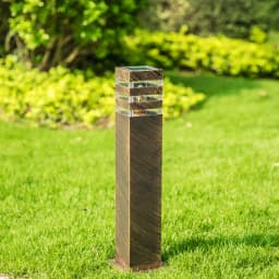 Waterproof Aluminum Pillar Light Outdoor E27 LED Garden Lawn Lamp Aluminum Pillar Post Light Landscape Lawn Bollard Light