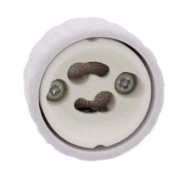 1pcs White E14 to GU10 Ceramic Base Led Light Lamp Holder Converter Screw Bulb Socket Adapter LED Saving Light Halogen Lamp Base