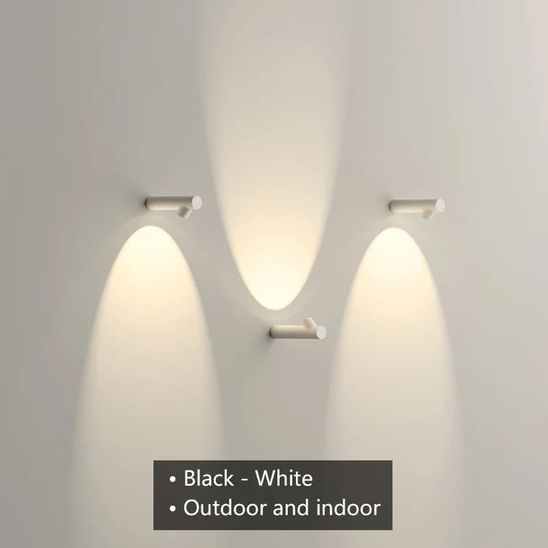6W COB Waterproof AC85-265V Surface Mounted LED Wall Light Modern Nordic Lamp Living Room Porch Indoor Outdoor Lighting