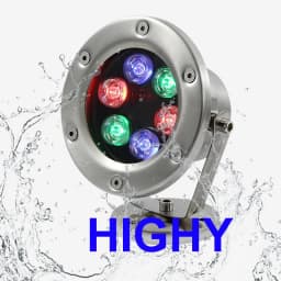Fountain Light 4-wire External Control RGB LED Underwater Light RGB LED Spotlight IP68 Multi Color Changing Swimming Pool Lamp