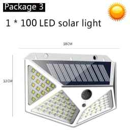Multifunctional Solar Lamp Outdoor Garden Decoration Solar Led Light Waterproof Sunlight Powered Spotlight with Motion Sensor