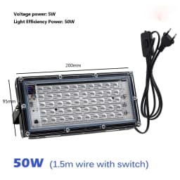 220V 50W 100W 200W 300W 395NM 405nm 365nm LED Ultraviolet UV Lamp Printing Spraying Painting Resin ink UV Glue Curing Lamp