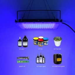 220V 50W 100W 200W 300W 395NM 405nm 365nm LED Ultraviolet UV Lamp Printing Spraying Painting Resin ink UV Glue Curing Lamp