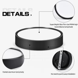 LED Spot Downlight Led Ceiling Light 10/15/25W Surface Mounted Downlights Thin Foldable Spotlight for Living Room Spots Ceiling