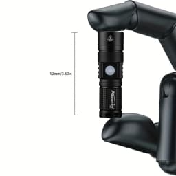 10W Zoom High Bright Palm Small Mini Flashlight Type-C Rechargeable Portable Pocket Hiking Camping Fishing Night Lighting Torch