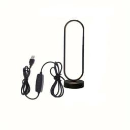 1PC Lamp Bedroom Ring Lamp Living Room Three-color Dimming Bedside Lamp LED Night Light