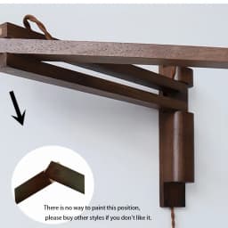Retro Folding Walnut Color Wall Lamp Japanese Study Living Room Bedroom Bedside Lamp Tea Room Homestay Nostalgic Coffee Shop Lam