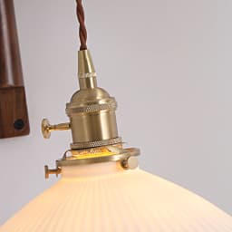 Retro Folding Walnut Color Wall Lamp Japanese Study Living Room Bedroom Bedside Lamp Tea Room Homestay Nostalgic Coffee Shop Lam