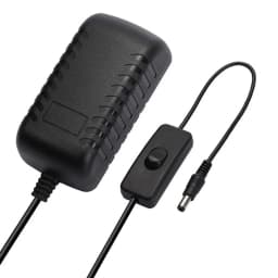 12V Power Supply Adapter with Switch EU/US Plug Charger Converter AC 100-240V To DC 12V LED Lighting Transformer Driver 1A 2A 3A