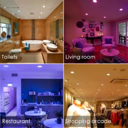 Marpou 1/2/3/4PCS RGB LED Downlight 16colors Dimmable Spotlight 10W/15W IR Remote Led Down Light For Room Decor AC220V LED Panel