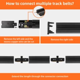 Set Spot Led Track Light 220v Ceiling Spot Light Wall Lamps 12/20/30/40W for Home Kitchen Store Stripe Lighting Spotlight Rail