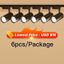 Set Spot Led Track Light 220v Ceiling Spot Light Wall Lamps 12/20/30/40W for Home Kitchen Store Stripe Lighting Spotlight Rail
