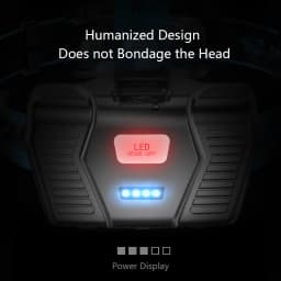 Smilling Shark K808 Super Bright Headlight LED P100 8000LM Headlamp Rechargeable Zoomable Head Flashlight for Camping Hiking
