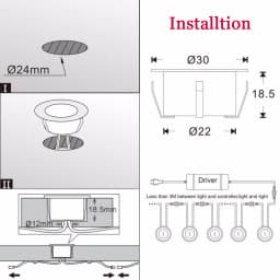 LED Inground Light Garden Decoration Outdoor Lighting IP67 DC12V Yard Floor Stair Deck Pathway Patio Terrace Recessed Lamps