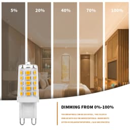 10pcs AC220V 110V G9 Lamp Dimmable 5W PC Ceramic No Flicker 2835SMD 32Leds Super Bright Lampada LED Bulb For Home Lighting
