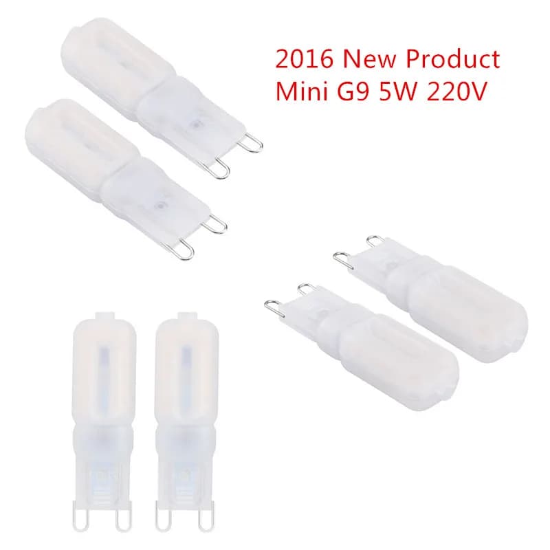10pcs 2023 NEW LED G9 Light led Bulb 5W SMD2835 Lamparas LED Lamp G9 LED 220-240V Ampoule Luz Chandelier Lights Warm/Cold White