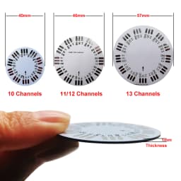 WS2812 WS2811 SK6812 11/12/13 Channels Firework Light Module Individually Addressable 3PIN Round Panel For Home Party Decor