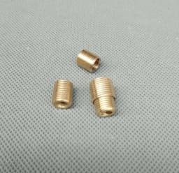 Camal 5pcs M4 to M10, M6 to M10, M8 to M10, M10 to M12 Threaded Hollow Tube Adapter Inner Outer Threaded Coupler Conveyer Adapte