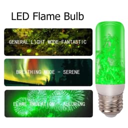 E27 LED Flame Effect Fire Light Bulbs Creative Lights Flickering Emulation Vintage Atmosphere Decorative Lamp