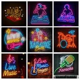 Custom Neon Signs Personalized Name LED DJ Neon Lights Wed Bar Business Logo Solan Party Room Drop Shipping Outdoor Waterproof