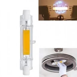 Super Bright Dimmable LED R7S Glass Tube COB Bulb Ceramics 78MM 118MM R7S Corn Lamp 15W 20W 30W 40W Replace Halogen Lampadas
