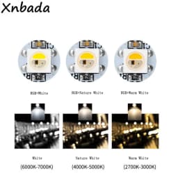 10~500Pcs 4-Pin WS2812B WS2812 LED Chip & Heatsink Board 5050 RGB WS2811 IC SK6812 Built-in RGBW LED Chip DC5V