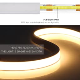 USB 5V LED Under Cabinet Light COB Strip Dimmable Night Neon Tape With Penetrable Wood Hand Scan Touch Sensor Switch For Kitchen