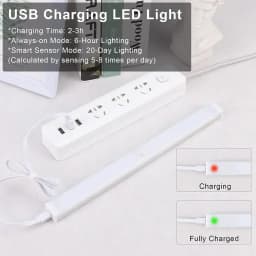 Night Lamp With Motion Sensor Rechargeable LED USB Night Light Wireless Led Bedside Table Lamp Portable Camping Lighting
