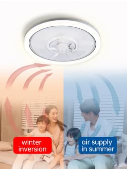 120W LED Ceiling Light Ceiling Fan  Modern Simple Home Bedroom Remote Control Dimmable Fan Light