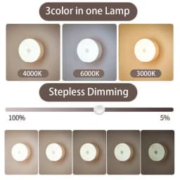 Night Light USB Rechargeable Night Lights Button Switch For Kitchen Cabinet Wardrobe Lamp Staircase Wireless LED Closet Lights