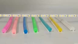 1m-10m DIY Separation Neon Strip 6mm 8mm Flexible Bendable Silicone 2835smd 120Leds S Shape Led Light Tape Word Sign Waterproof