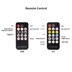 12V 4Pin RGB 24V 5Pin LED Controller 14Key 5V 28Key RF Remote Control for Single Color CCT RGB RGBW RGBCCT LED Strip Tape Lights
